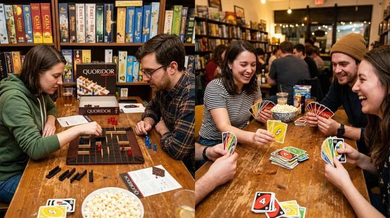 UNO vs Coridor: Card Game or Strategy Board Game?
